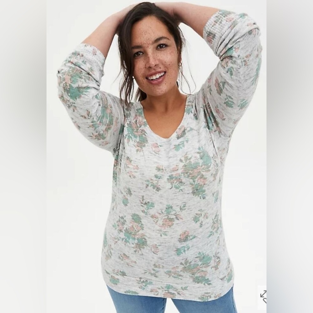 Torrid Floral Print Women's Top